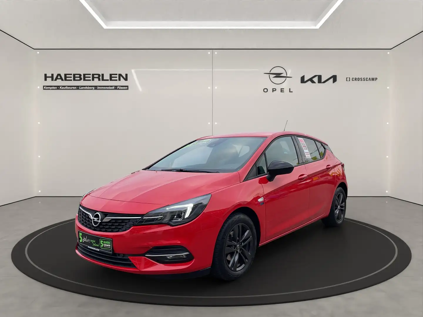 Opel Astra K 1.2 Turbo 2020 beh.Frontsch.Sitz-/Lkrdh. Rood - 2