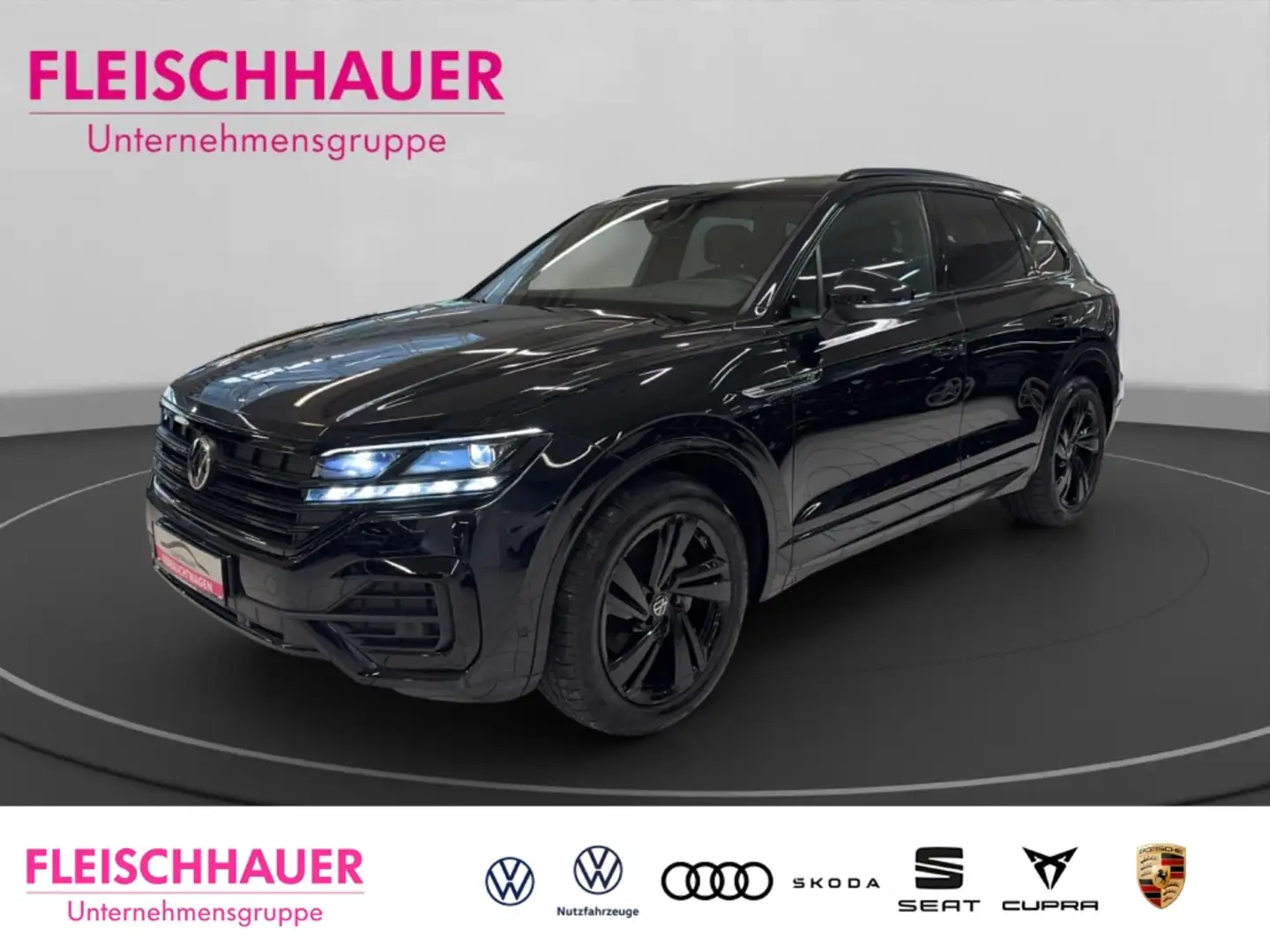 Volkswagen Touareg 3.0 TDI 4M R-Line Matrix+Pano+20''+HUD+Stdhzg Schwarz - 1