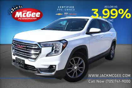White 2024 GMC Terrain SLT AWD SUV / Crossover All-Wheel Drive 9-Speed Automatic