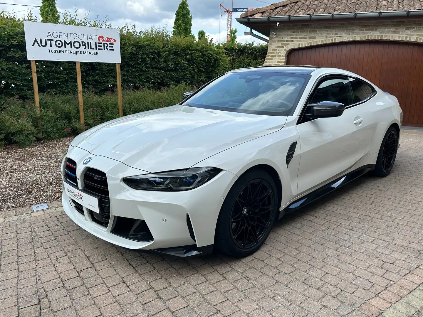 BMW M4 Coupé 3.0 AS Competition M xDrive OPF Blanc - 1
