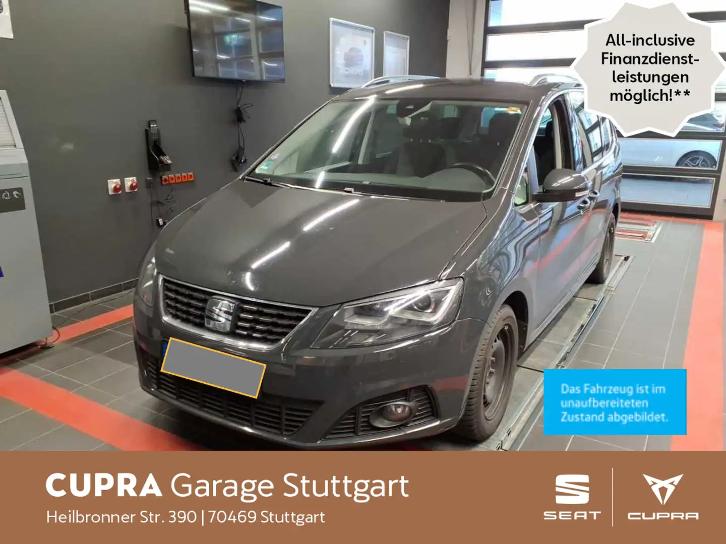 SEAT Alhambra 1.4 TSI Xcellence 110 kW Gelb - 1