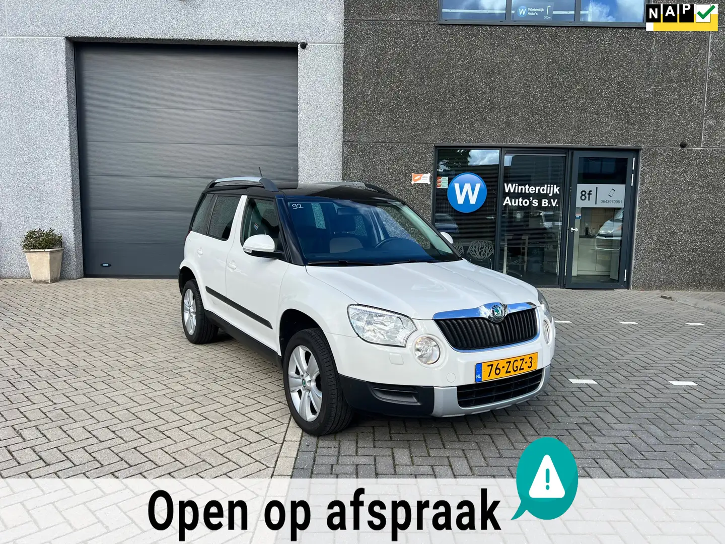 Skoda Yeti 1.2 TSI Elegance|Automaat|Trekhaak|Clima|Cruise Wit - 1