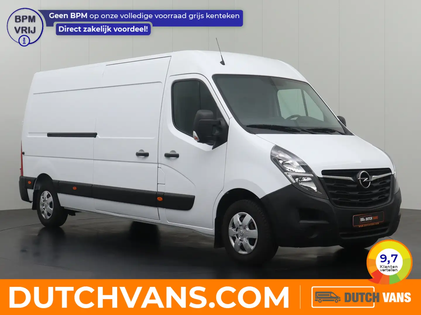Opel Movano 2.3CDTi 135PK L3H2 | Leder Bekleding | Airco | Cru Wit - 1