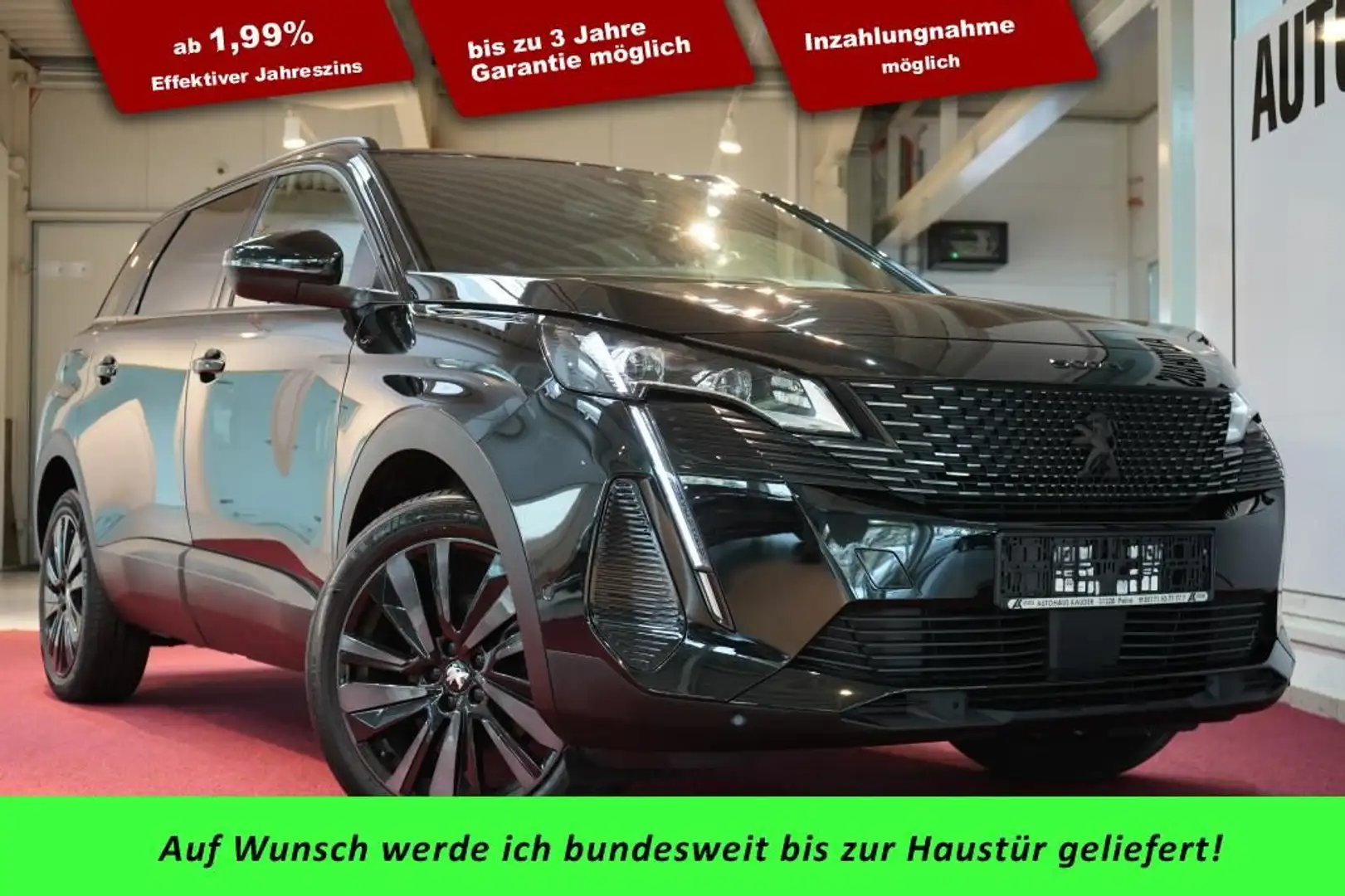 Peugeot 5008 PureTech 130 EAT8  GT *LED*Virtual*Navi*Car Negro - 1
