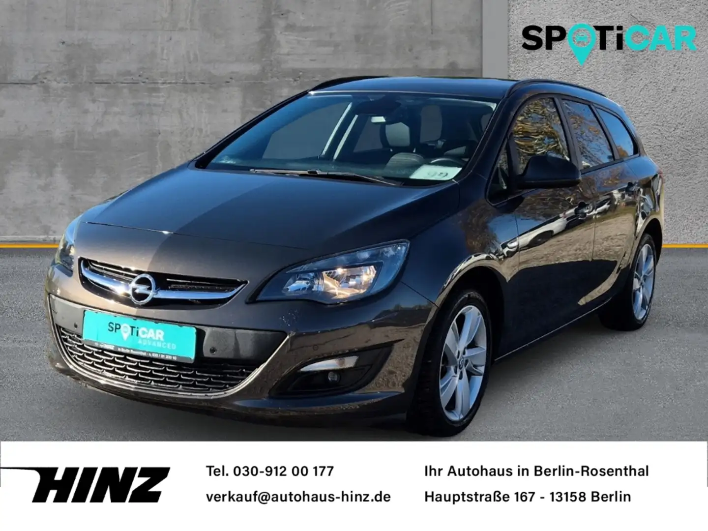 Opel Astra J Sports Tourer Style 1.4 Turbo,Klimaautom,PDC Grau - 1