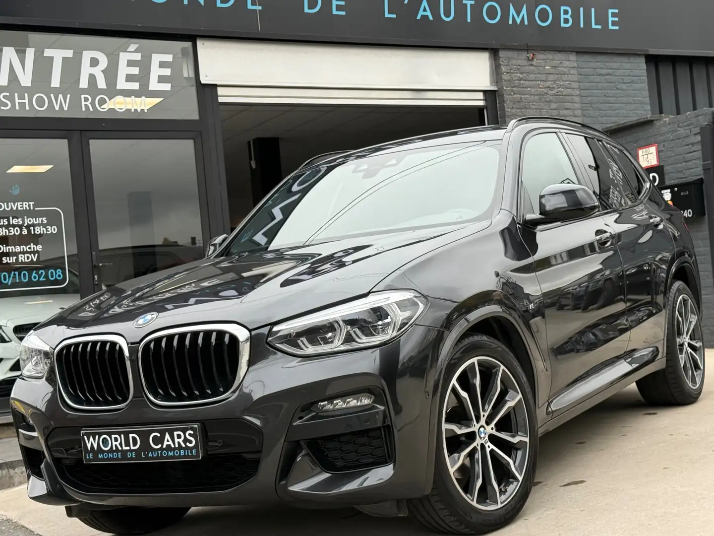 BMW X3 2.0 dA xDrive PACK M - KEYLESS - CAMERA - NAVI Zwart - 1