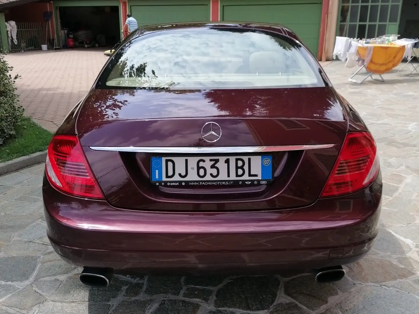 Mercedes-Benz CL Coupe 600 sport Rojo - 2