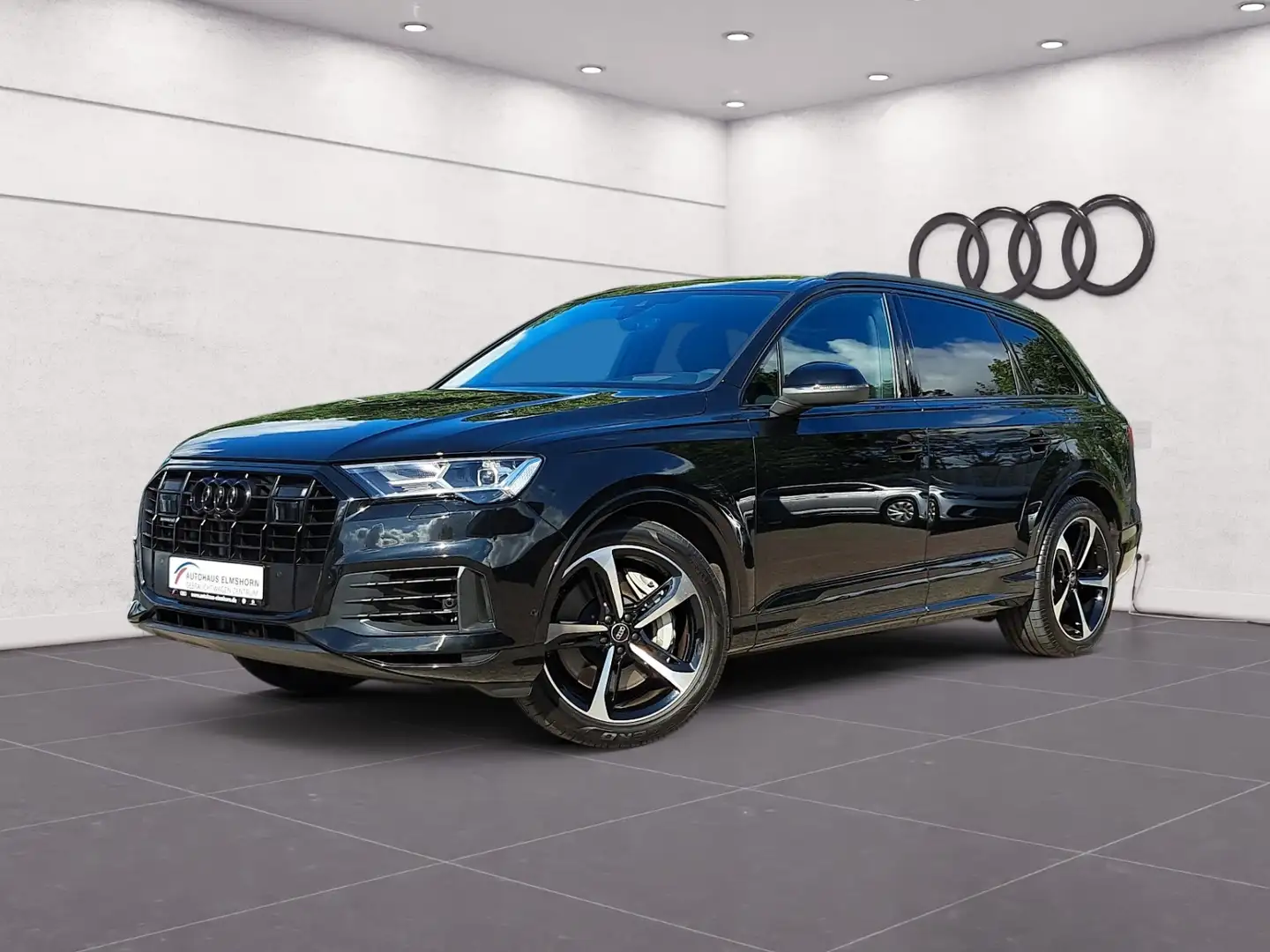 Audi Q7 55 TFSIe quattro tiptr. S line AHK KAM HEAD 21" A Schwarz - 2