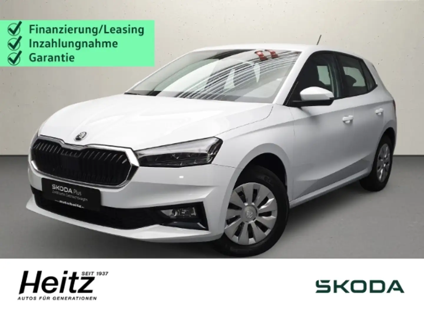 Skoda Fabia 1.0 TSI Essence LED Klima SHZ PDC DAB Weiß - 1