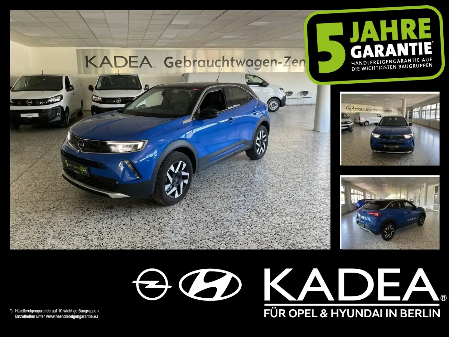 Opel Mokka 1.2 Elegance 130PS Rückfahrkamera Lkrheizg Blau - 1