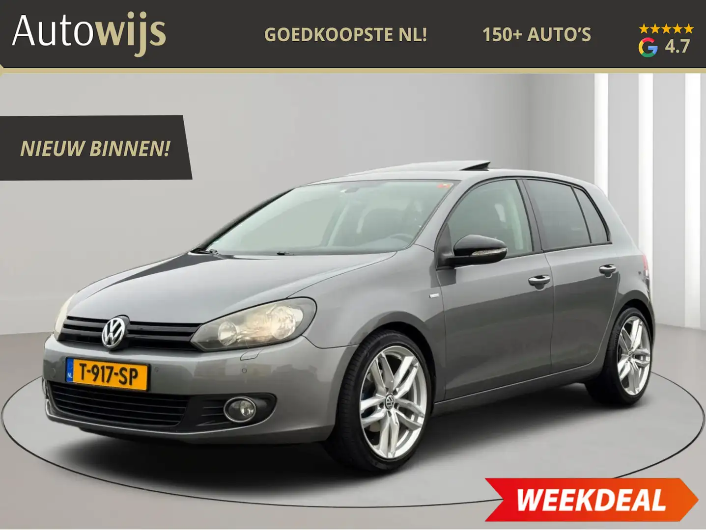 Volkswagen Golf 1.2 TSI MATCH|PANO|Carplay|Cruise|LM-VELG|Stoelver Gris - 1