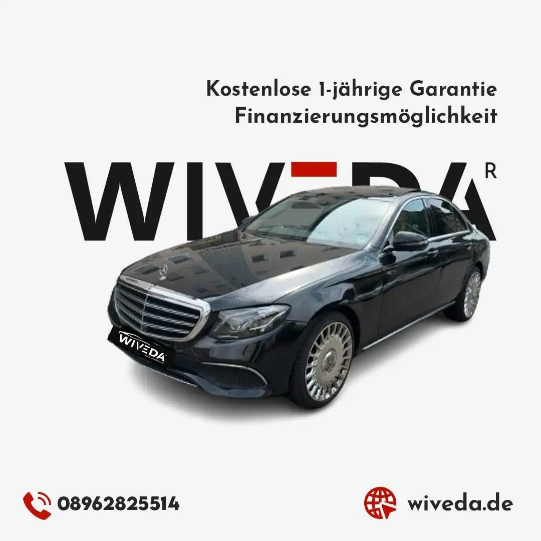 Mercedes-Benz E 300 e Lim Exclusive 9G LED~KAMERA360~LEDER~PANO Zwart - 1