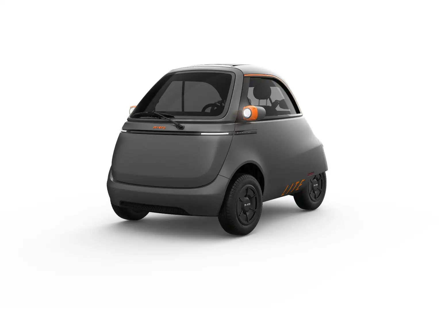 Micro Microlino LITE 45 KM/H ELECTRISCH 95KM RIJBEREIK! EYECATCHER Schwarz - 1