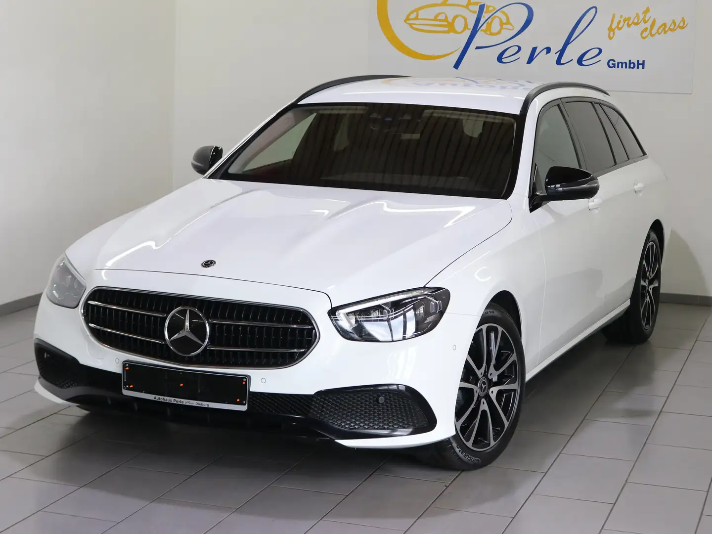 Mercedes-Benz E 220 D T 4M AVANTGARDE"DISTR+"MBEAM"AHK"NIGHT"18"RVIDEO Weiß - 2