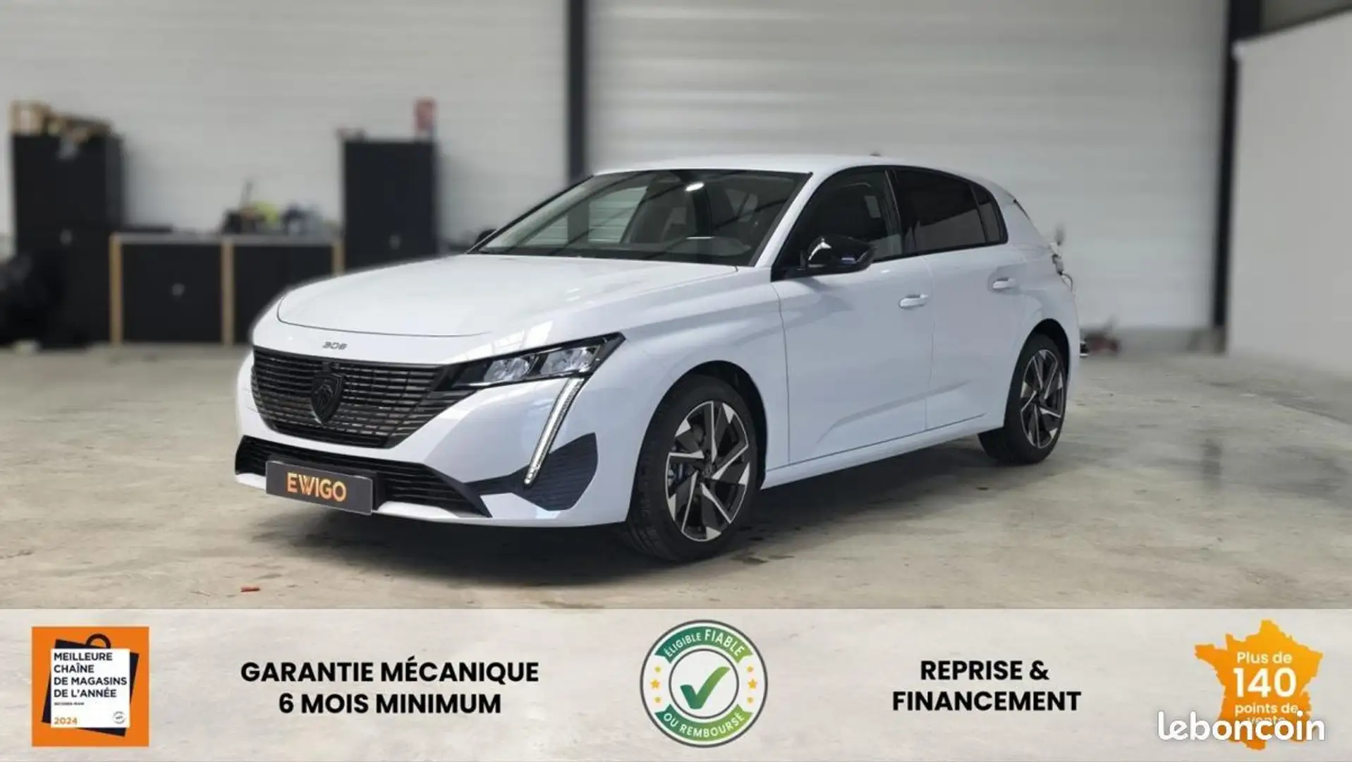 Peugeot 308 BLUEHDI 130CH S&S EAT8 ALLURE %2B PACK ACCESS VISI Blanc - 1