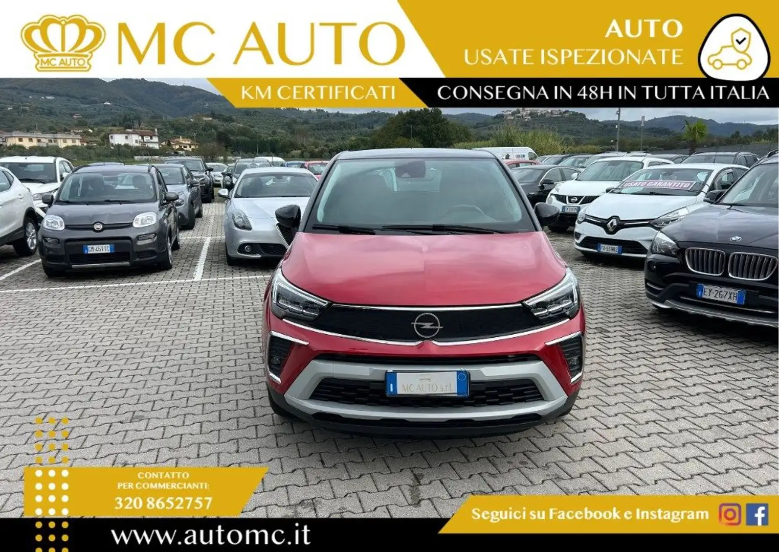 Opel Crossland 1.2 Turbo 12V 110 CV Start&Stop Ultimate Rouge - 2