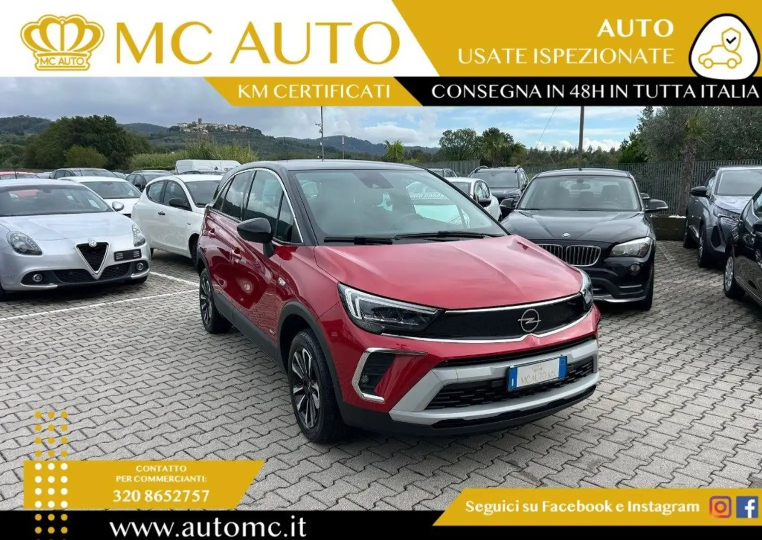 Opel Crossland 1.2 Turbo 12V 110 CV Start&Stop Ultimate Rouge - 1