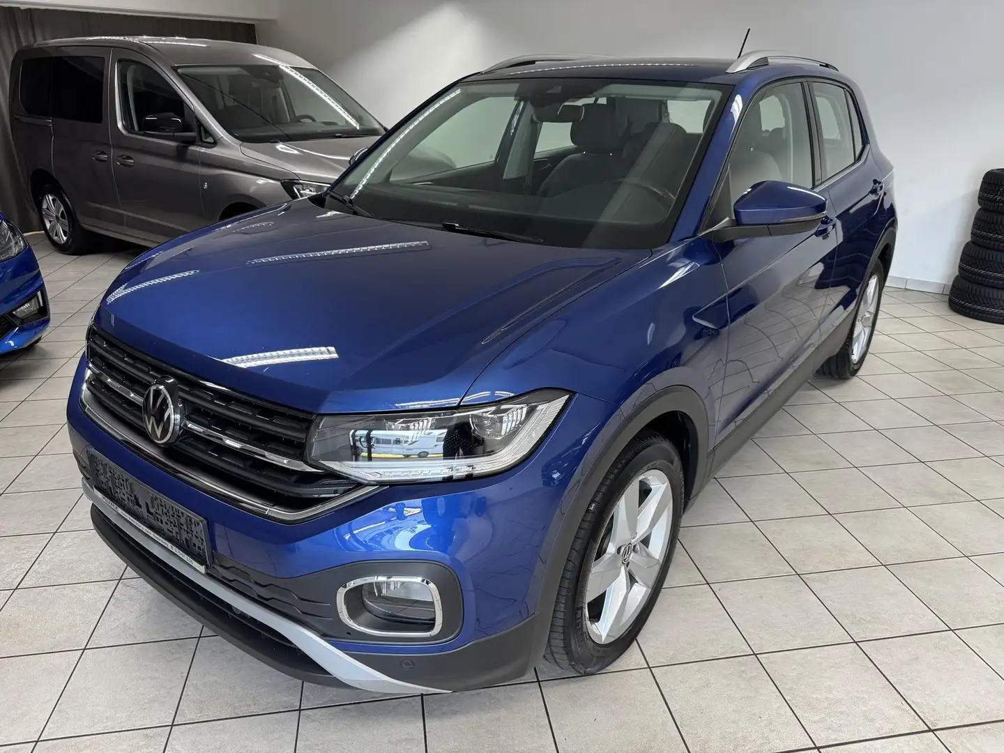 Volkswagen T-Cross 1.0 TSI Style (110PS) NAVI/LED/KAMERA/AHK 1.0 T... Bleu - 1