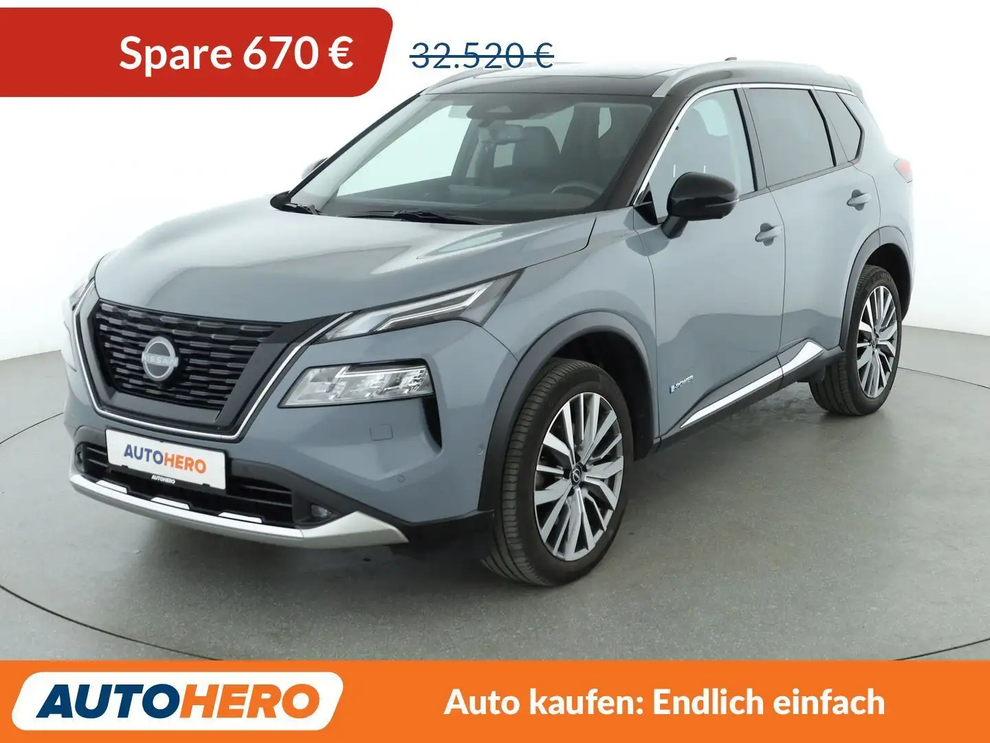 Nissan X-Trail 1.5 VC-T e-POWER Tekna+ 4x4 Aut.*ACC*BOSE*STGHZ* Grau - 1