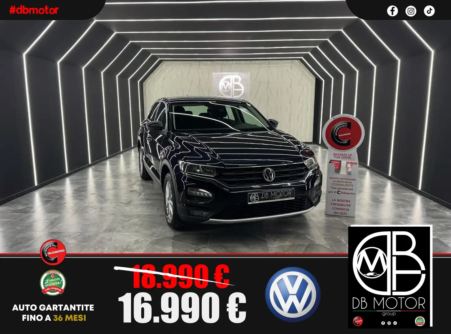 Volkswagen T-Roc T-Roc 2017 1.6 tdi Business Blu/Azzurro - 1