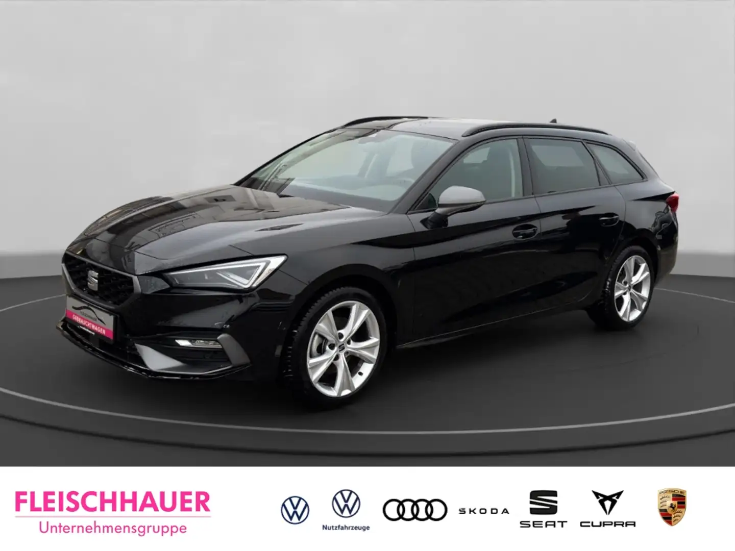 SEAT Leon Sportstourer 1.5 eTSI FR Navi Matrix-LED Sitzhz Schwarz - 1