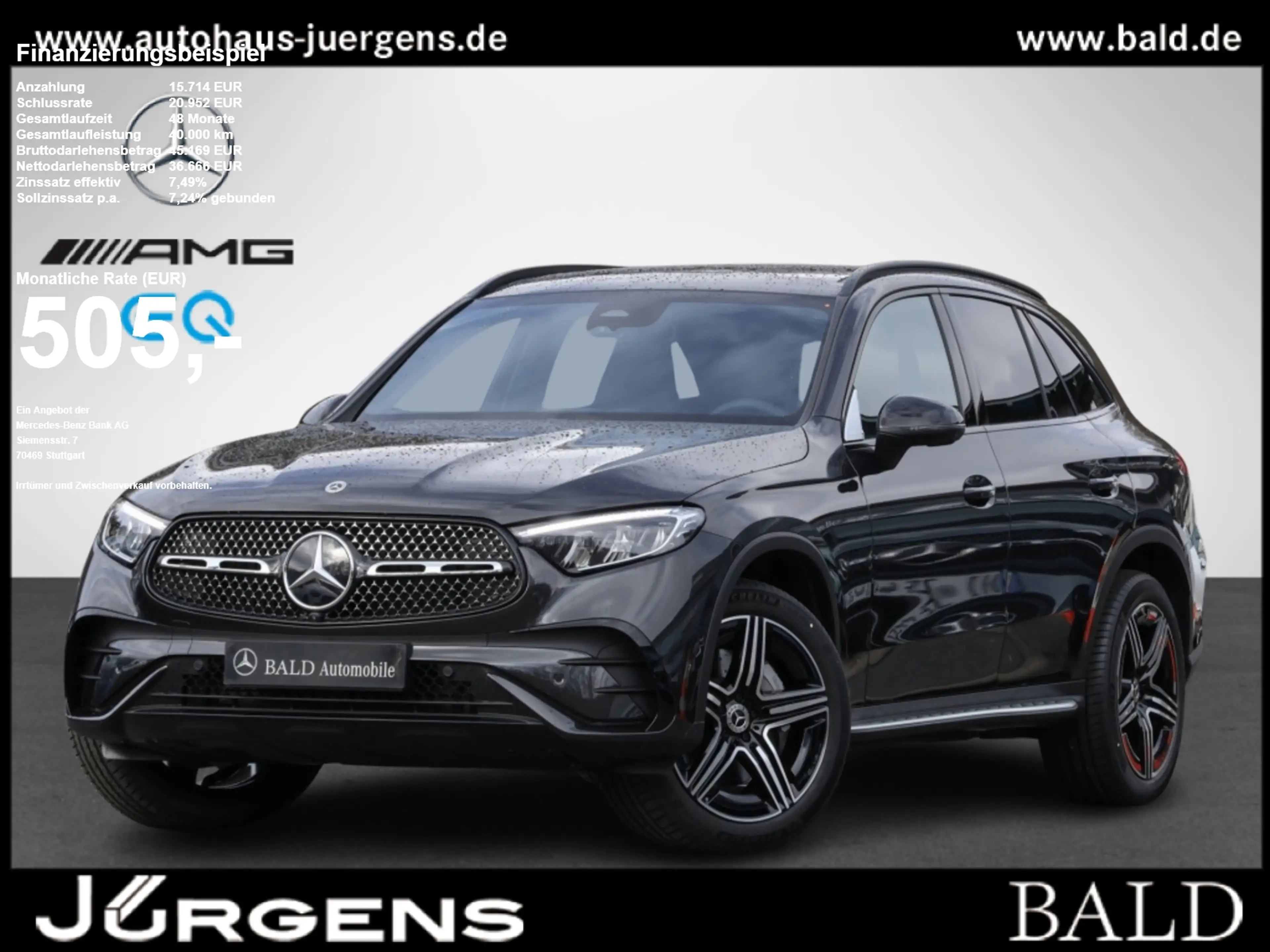 Mercedes-Benz GLC 200 d 4M AMG-Sport/Pano/AHK/360/Night/Ambi