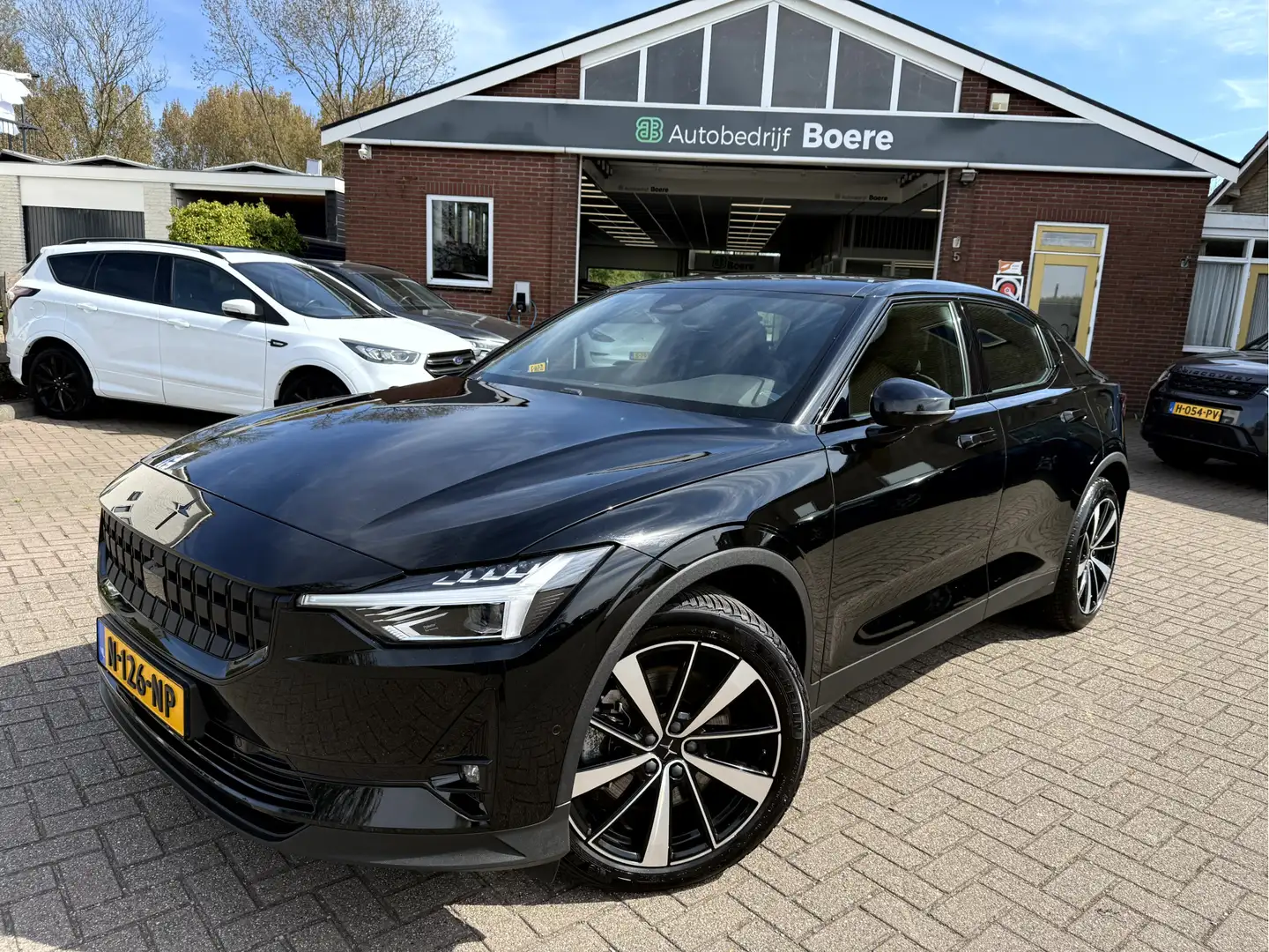 Polestar 2 Long Range 78 kWh Trekhaak, Panoramadak, 360 Camer Zwart - 1