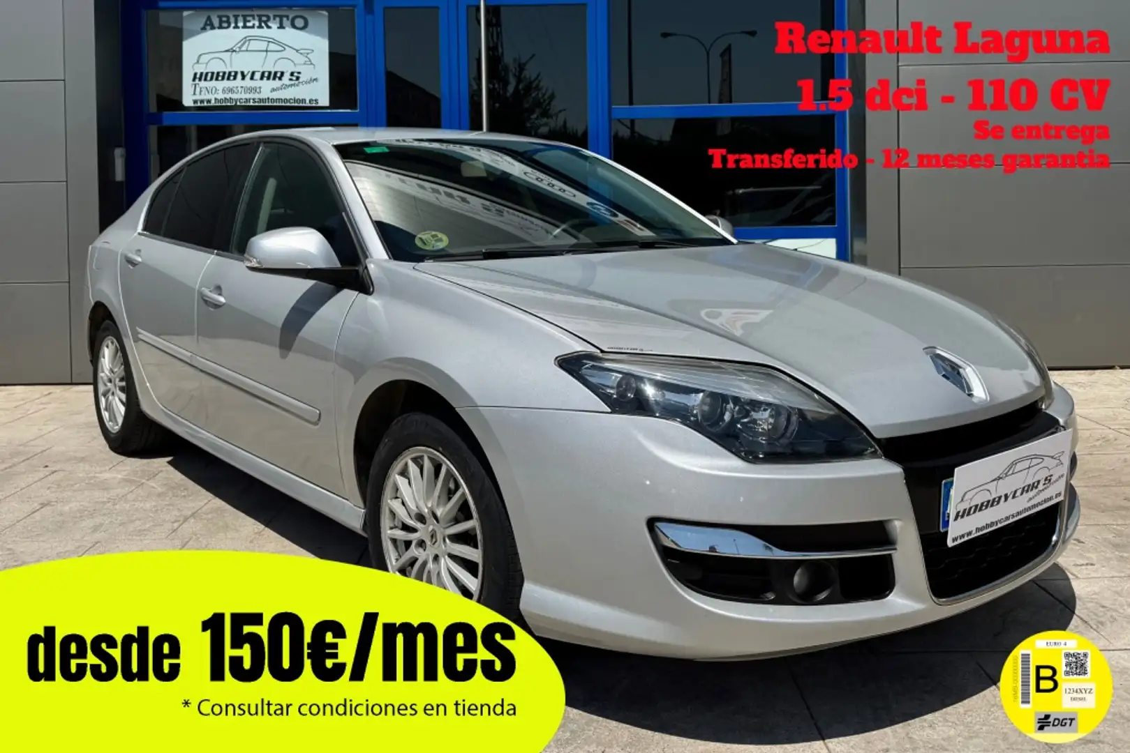 Renault Laguna 1.5dCi Emotion Grijs - 1