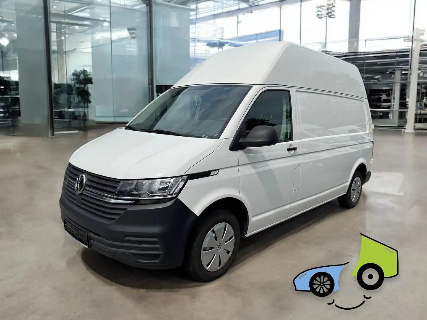 Volkswagen T6 Transporter T6.1 Transporter Kasten Hochdach lang L2H2/AHK Blanco - 1
