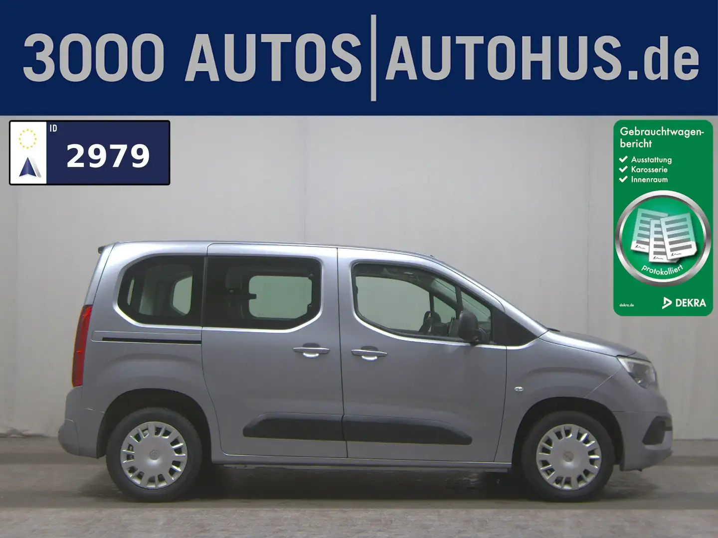 Opel Combo Life 1.5 D Edition PDC Klima Grau - 1
