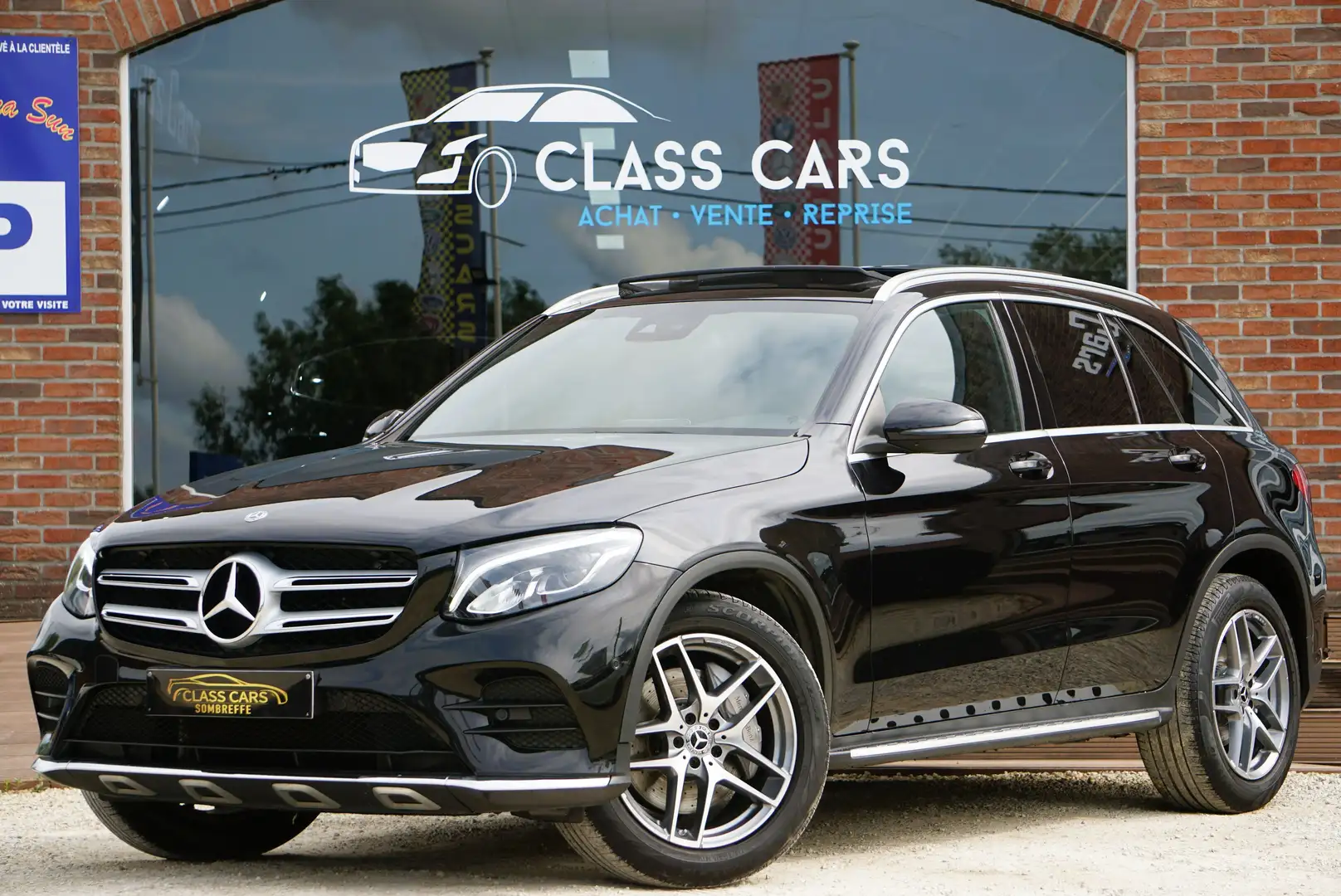 Mercedes-Benz GLC 250 4-Matic AMG LINE TVA-BTW AUTO PANO CAMERA EU6d-T Noir - 1