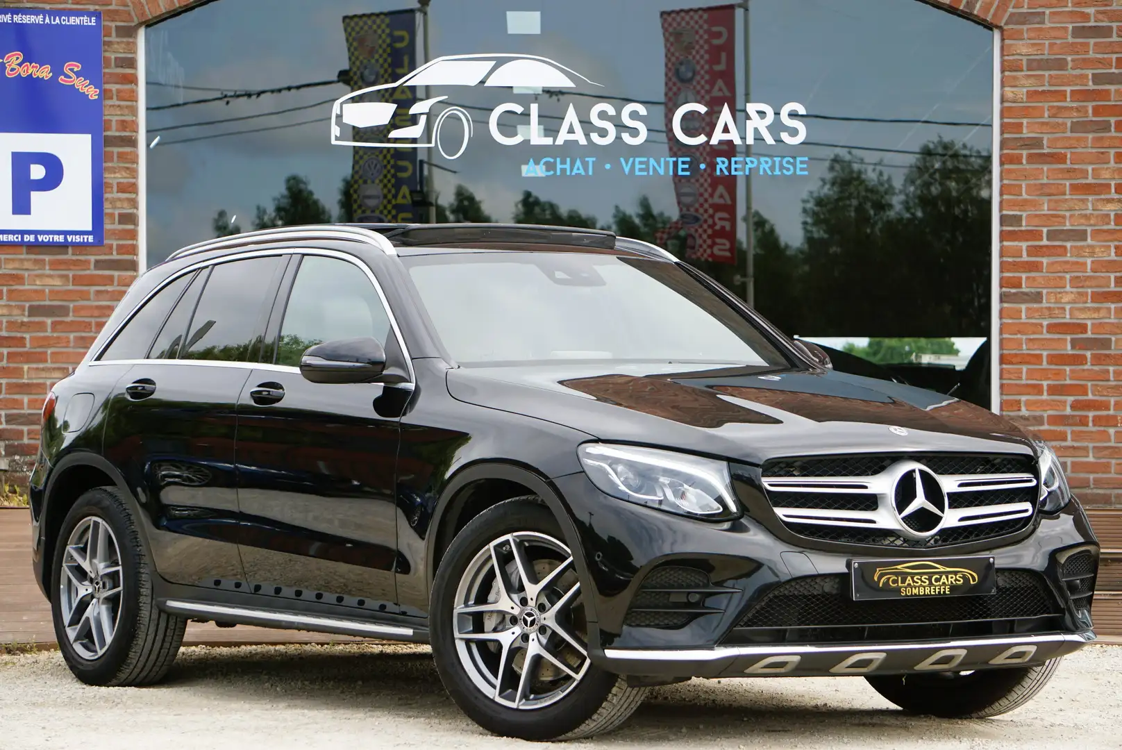 Mercedes-Benz GLC 250 4-Matic AMG LINE TVA-BTW AUTO PANO CAMERA EU6d-T Noir - 2
