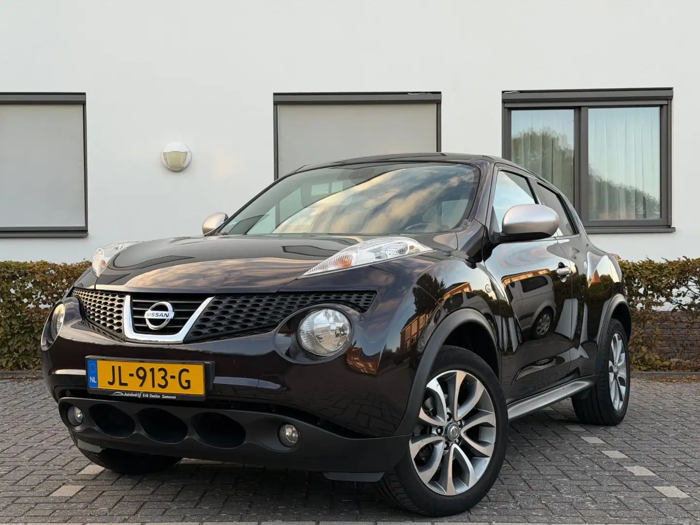 Nissan Juke 1.6 Tekna LEER, TREKHAAK, NAVI, CAMERA , CRUISE C Paars - 2
