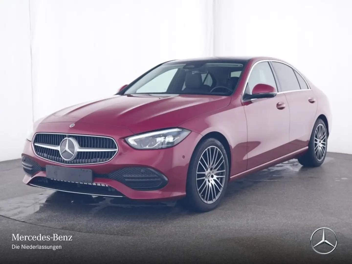 Mercedes-Benz C 200 AVANTG+PANO+360+LED+KEYLESS+9G Rot - 2