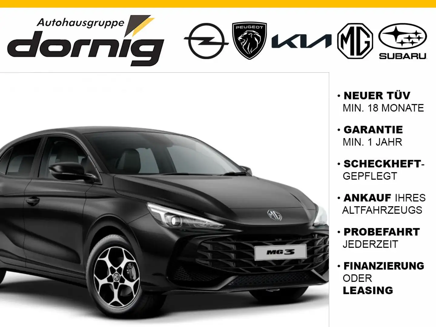 MG MG3 3 1.5 5MT Comfort MY24 Schwarz - 1