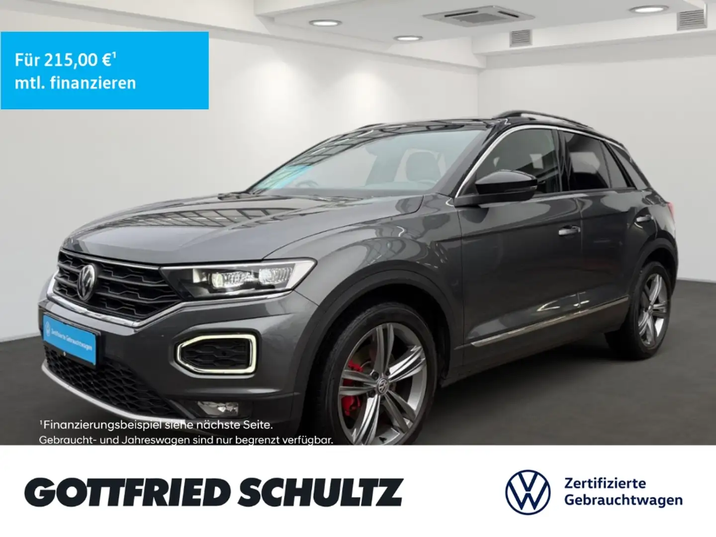 Volkswagen T-Roc 1.5 TSI LED NAV PANO KAMERA AHK Sport Grau - 1
