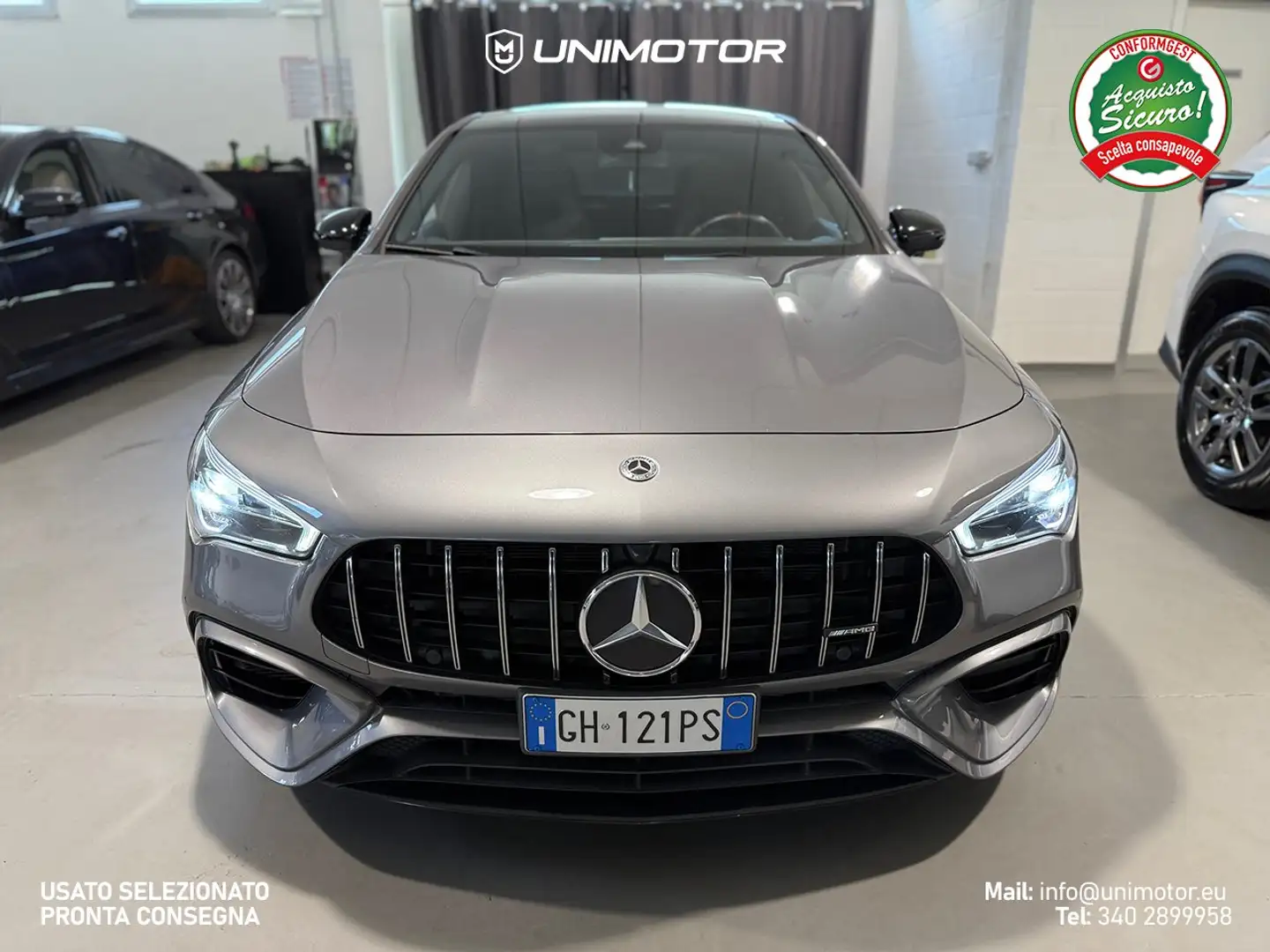 Mercedes-Benz CLA 45 AMG S 4matic+ 421cv Auto - Luxury Pack - IVA esposta Grigio - 2
