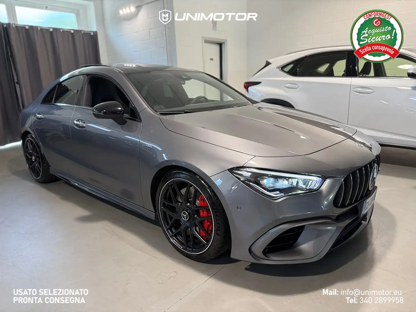 Mercedes-Benz CLA 45 AMG S 4matic+ 421cv Auto - Luxury Pack - IVA esposta Grigio - 1