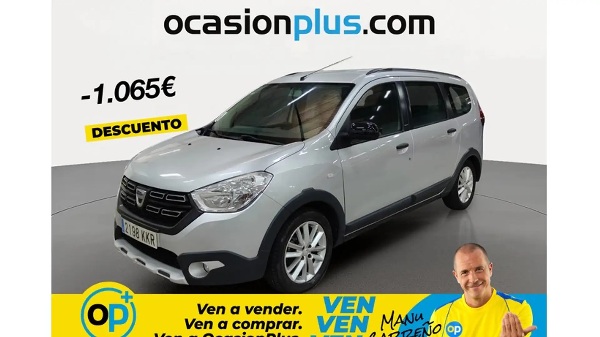 Dacia Lodgy 1.6 SL Nómada 5pl. 75kW Plateado - 1