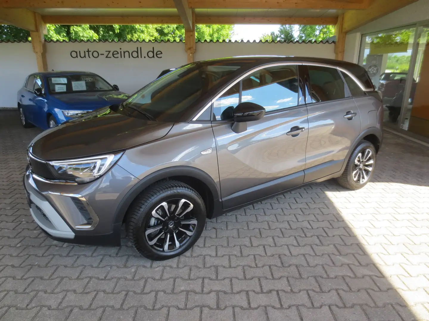 Opel Crossland Elegance AT6 /AHK/SHZ+LHZ/PDC/RFK/MirrorLink/DAB+ Gris - 1