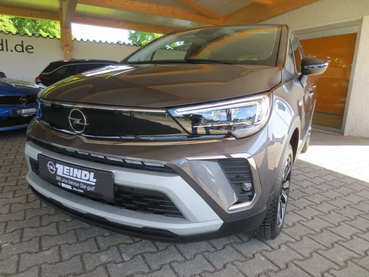 Opel Crossland Elegance AT6 /AHK/SHZ+LHZ/PDC/RFK/MirrorLink/DAB+ Gris - 2