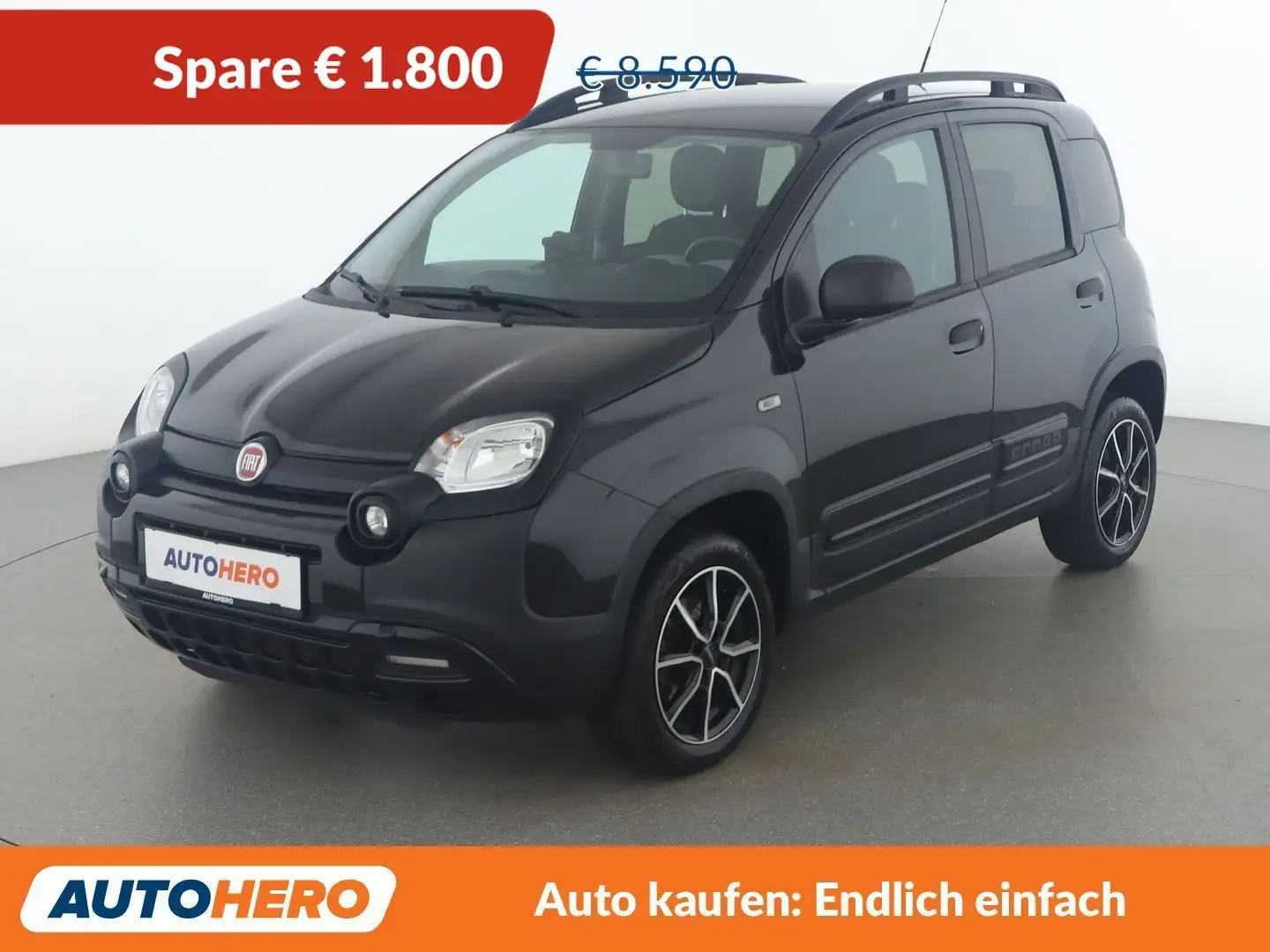 Fiat Panda 1.2 City Cross Schwarz - 1