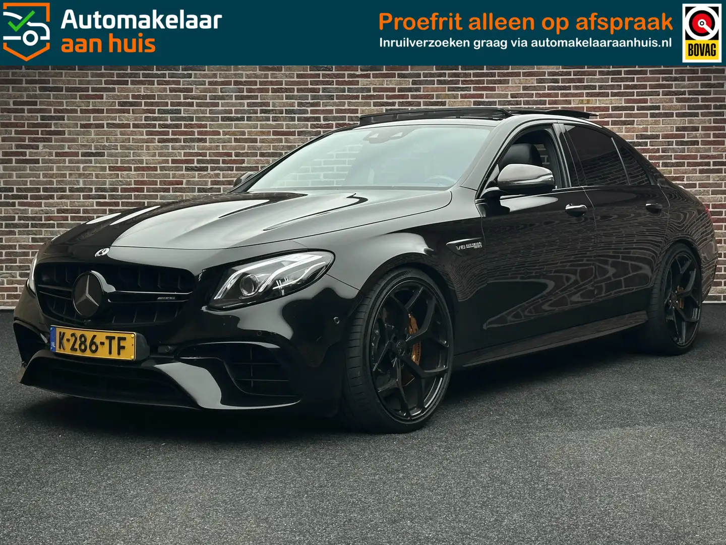 Mercedes-Benz E 63 AMG S Premium Plus Keramisch Panorama Head Dealer Gara Чорний - 1