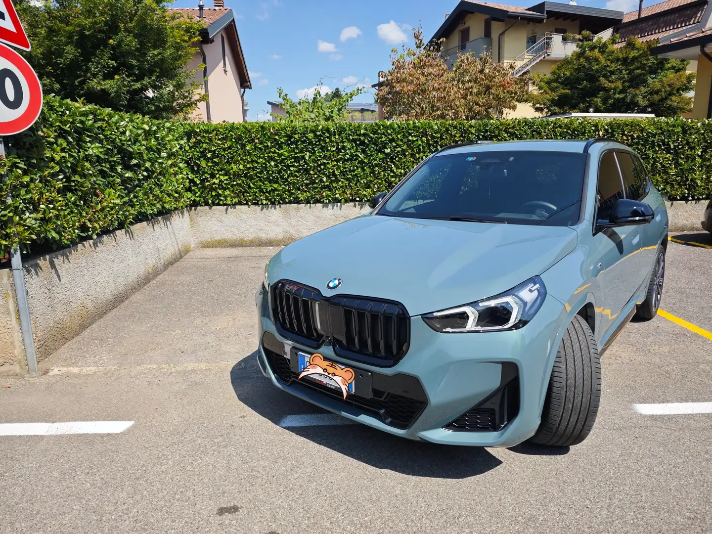 BMW X1 X1 U11 xdrive20d mhev 48V MSport auto Verde - 1