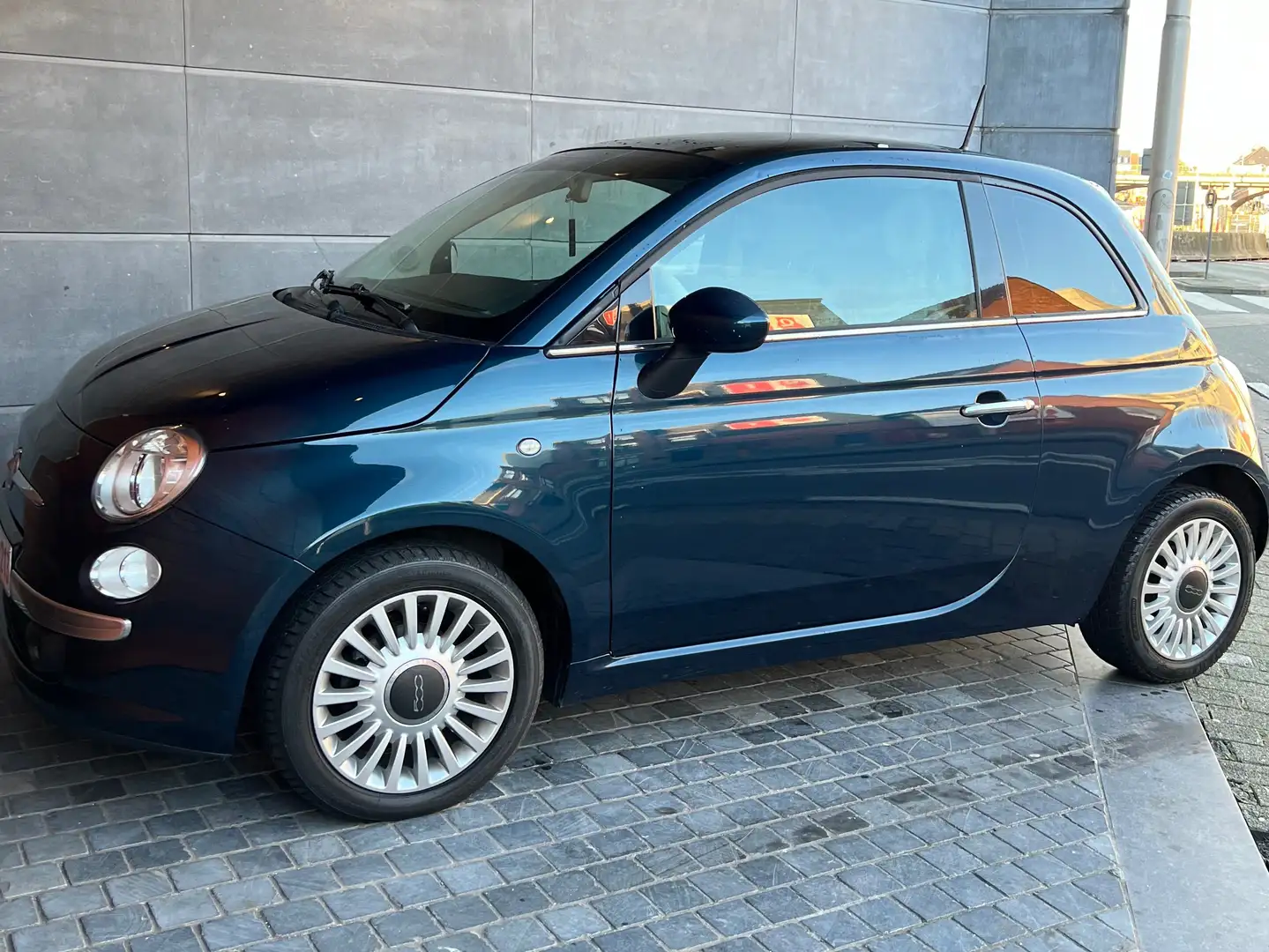 Fiat 500 500+1.2+Lounge Bleu - 2