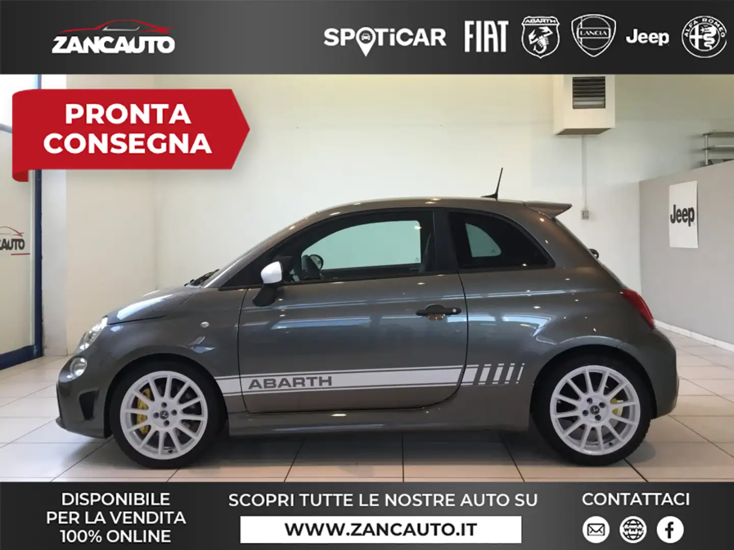 Abarth 595 1.4 Turbo T-Jet 180 CV Esseesse MY19 Grigio - 1