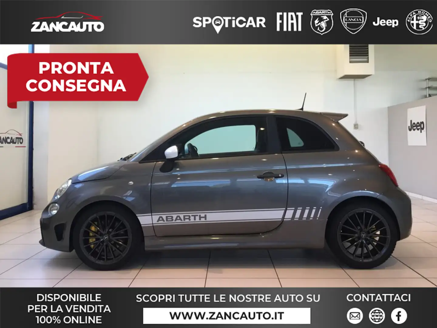 Abarth 595 1.4 Turbo T-Jet 180 CV Esseesse MY19 Grau - 1