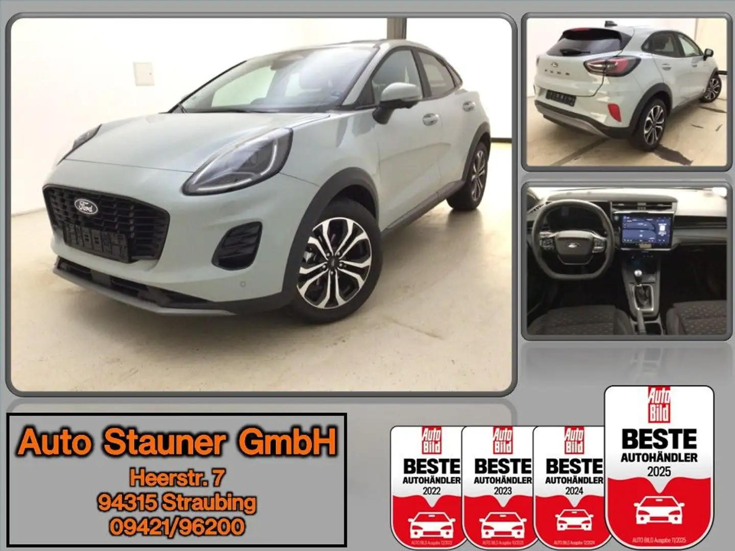 Ford Puma 1.0 EcoBoost MHEV Titanium*NAVI*SHZ*KAMERA* Grau - 1