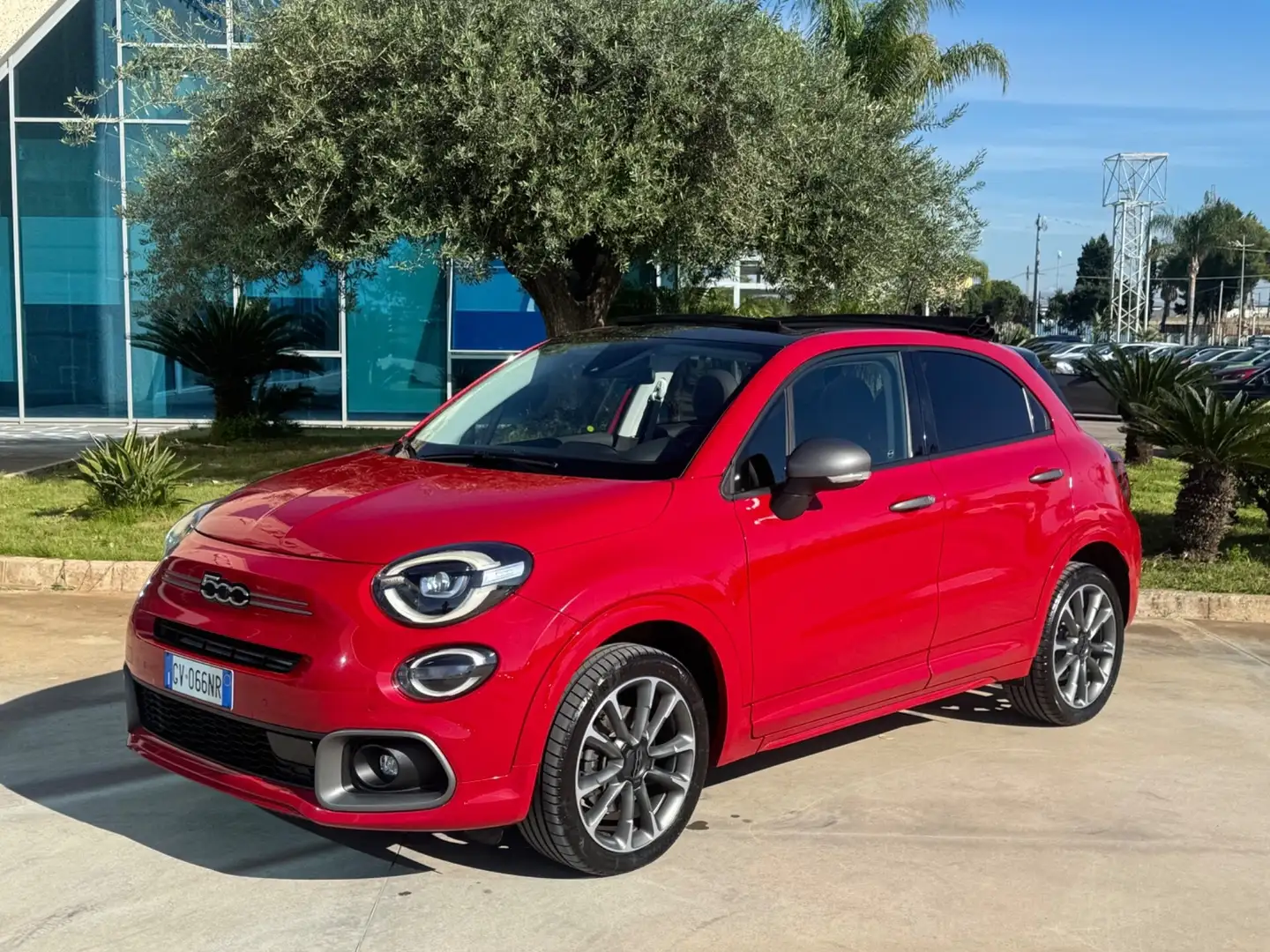 Fiat 500X Dolcevita sport possibilità noleggio no scoring Rosso - 1