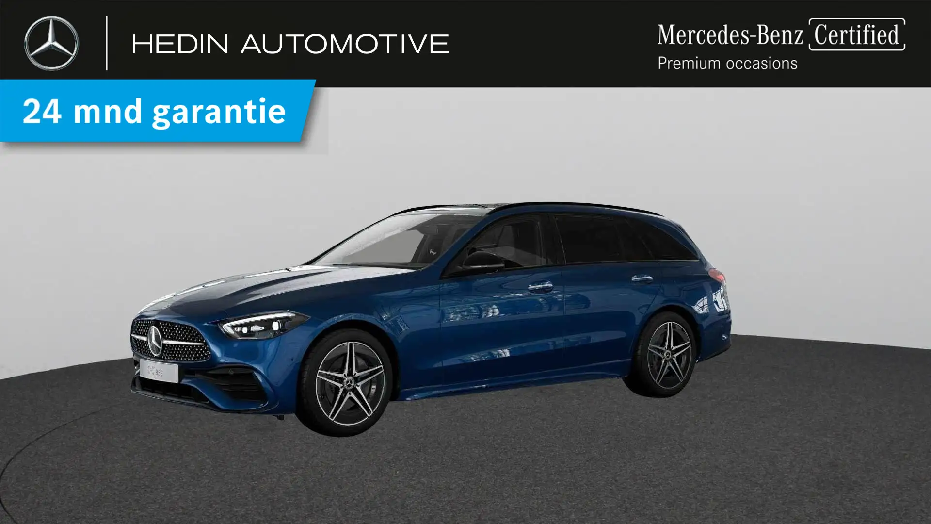 Mercedes-Benz C 300 e Break AMG Line | Panoramisch Dak | Head-Up Displ Blauw - 1